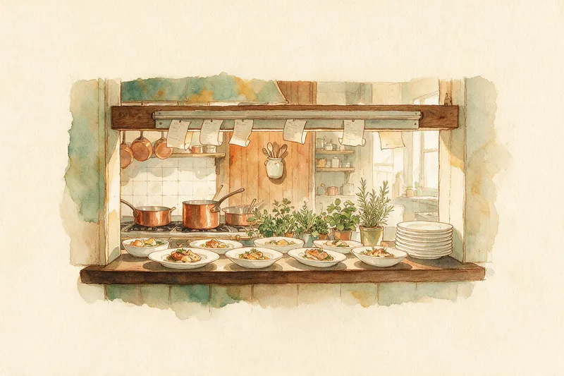 Restaurantes ilustración